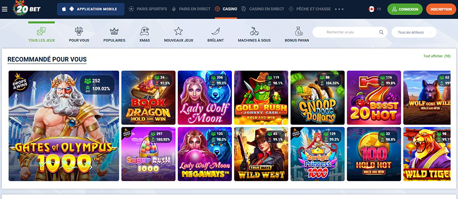 20bet casino quebec