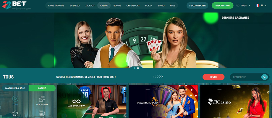 22bet casino canada