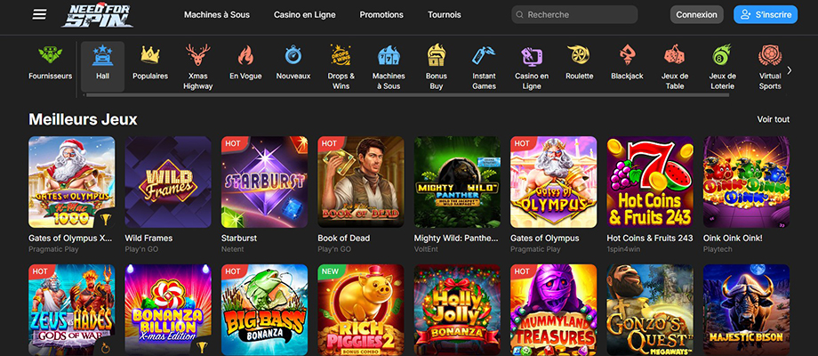 needforspin casino quebec